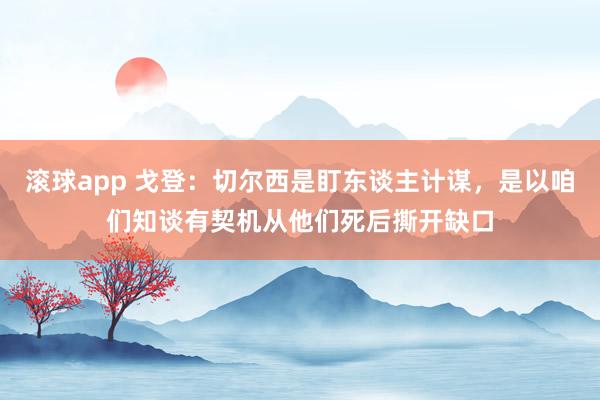 滚球app 戈登：切尔西是盯东谈主计谋，是以咱们知谈有契机从他们死后撕开缺口