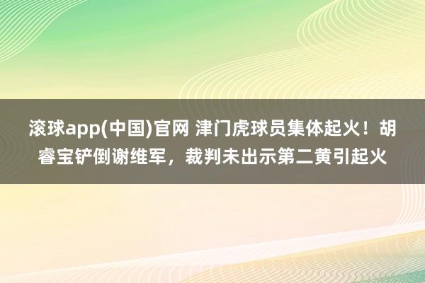 滚球app(中国)官网 津门虎球员集体起火！胡睿宝铲倒谢维军，裁判未出示第二黄引起火