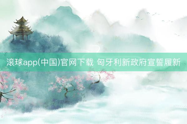 滚球app(中国)官网下载 匈牙利新政府宣誓履新